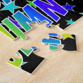 Puzzle "AUTOMNE" Prénom, Amusant "HEUREUX ANNIVERSAIRE" (Côté)