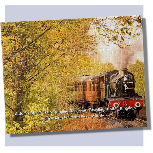 Puzzle Automne Steam Train, Bewdley, Royaume-Uni - Ajoute