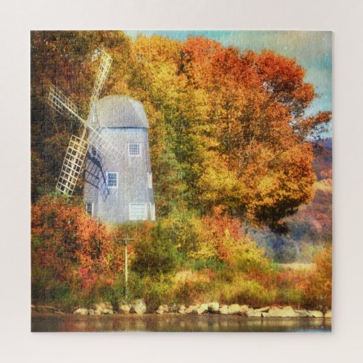 Puzzle Automne Sur La Rivière (Vertical)