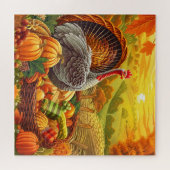 Puzzle Automne Turquie Citrouilles Thanksgiving Jigsaw Pu (Horizontal)