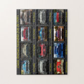 Puzzle Automobiles américaines classiques des années 1950 (Vertical)