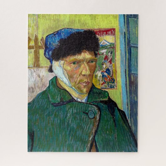 Puzzle Autoportrait avec l'oreille bandée | Van Gogh | (Vertical)