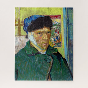 Puzzle Autoportrait avec oreille déchaînée   Van Gogh