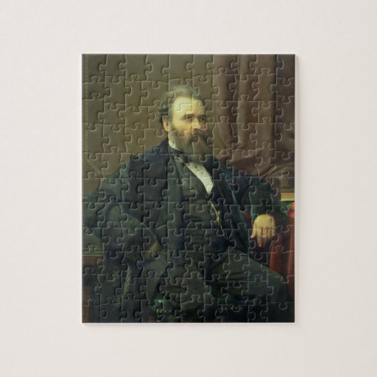 Puzzle Autoportrait de l'artiste, 1869 (huile sur la (Vertical)