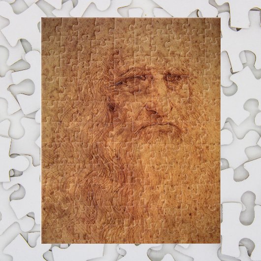 Puzzle Autoportrait de Léonard de Vinci, Art Renaissance