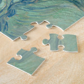 Puzzle Autoportrait de Vincent Van Gogh sur fond bleu (Côté)