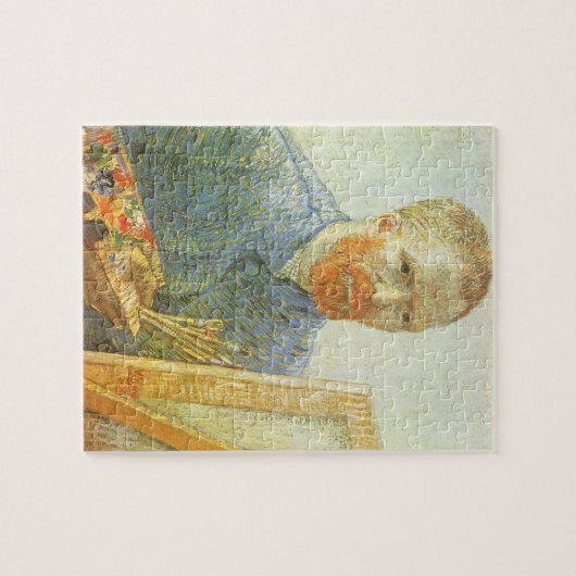 Puzzle Autoportrait devant Easel, Vincent van Gogh (Horizontal)
