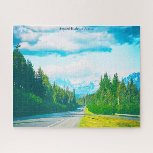 Puzzle Autoroute de Seward en Alaska (Horizontal)