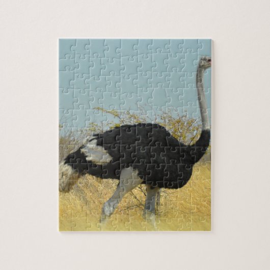 Puzzle Autruche en course (Vertical)