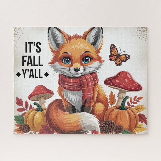Puzzle Autumn Fox (Horizontal)