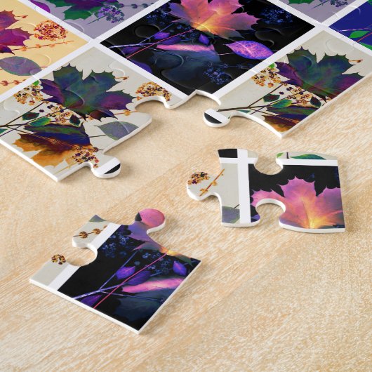 Puzzle Autumn Leaves Rustic Patchwork (Côté)