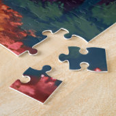 Puzzle Autumn Path Fall Foliage Painting (Côté)