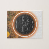 Puzzle Autumn Trees Scene Quote (Horizontal)