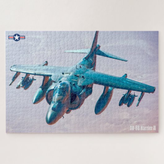 Puzzle AV-8B HARRIER II (20 x 30 POUCES) (Horizontal)