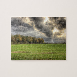 Puzzle Avant la casse-tête de campagne de pluie