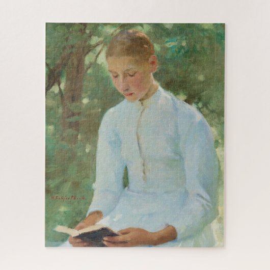 Puzzle Avant la confirmation par Helene Schjerfbeck (Vertical)