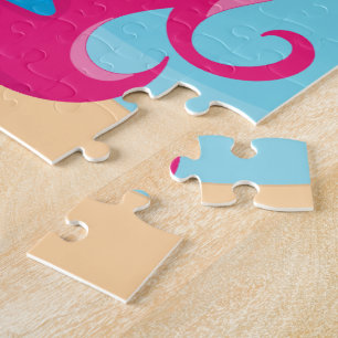 Puzzle avec boîte cadeau, 30 pièce surdimensionnée