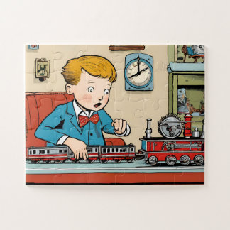 Puzzle avec boîte cadeau pour enfant