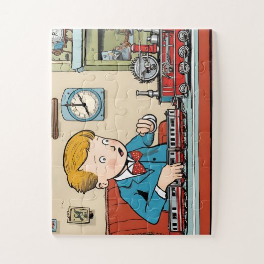 Puzzle avec boîte cadeau pour enfant (Vertical)