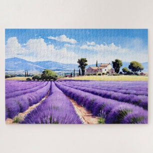 Puzzle avec charme lavande Provence France