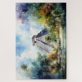 Puzzle avec Chichen Itza, Mexique. (Vertical)