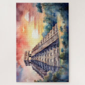 Puzzle avec Chichen Itza, Mexique. (Vertical)