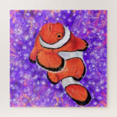 Puzzle avec de belles couleurs Poisson clown (Horizontal)