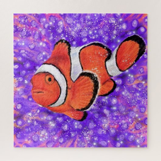 Puzzle avec de belles couleurs Poisson clown (Vertical)