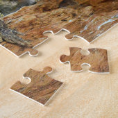 Puzzle avec deux lézards curieux (Côté)