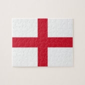 Puzzle avec drapeau d'Angleterre (Horizontal)
