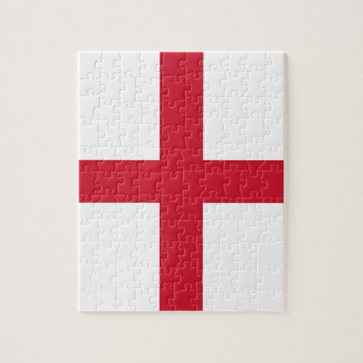 Puzzle avec drapeau d'Angleterre (Vertical)