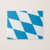 Puzzle avec Drapeau de Bavière (Horizontal)