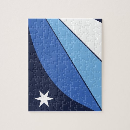 Puzzle avec drapeau de Columbia, SC (Vertical)