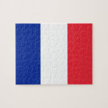 Puzzle avec Drapeau de France<br><div class="desc">Un Puzzle éducatif extraordinaire avec le drapeau de la France. Ce produit est personnalisable.</div>