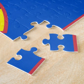 Puzzle avec drapeau de Guam (Côté)