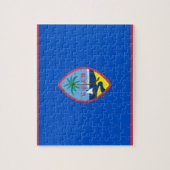 Puzzle avec drapeau de Guam (Vertical)