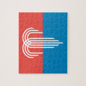 Puzzle avec drapeau de Kansas City, Missouri (Vertical)