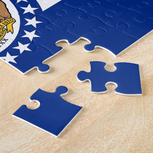 Puzzle avec drapeau de l'État du Missouri (Côté)