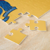 Puzzle avec drapeau de l'État du New Jersey (Côté)