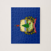 Puzzle avec drapeau de l'État du Vermont (Vertical)
