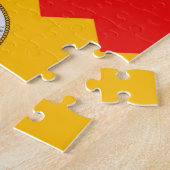 Puzzle avec Drapeau de Los Angeles, Californie Éta (Côté)