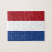 Puzzle avec drapeau de Pays-Bas (Horizontal)