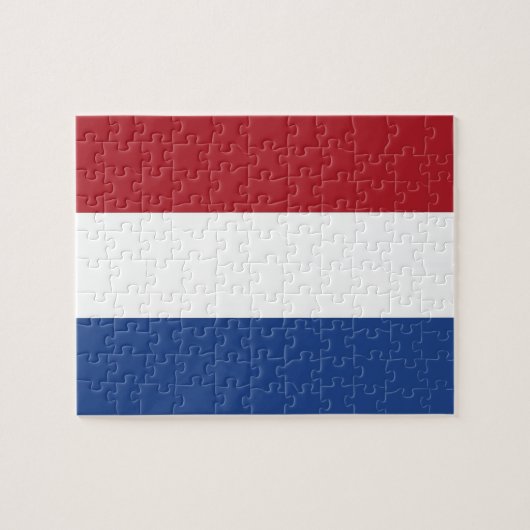 Puzzle avec drapeau de Pays-Bas (Horizontal)
