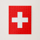 Puzzle avec Drapeau de Suisse (Vertical)