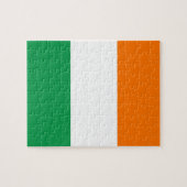Puzzle avec drapeau d'Irlande (Horizontal)
