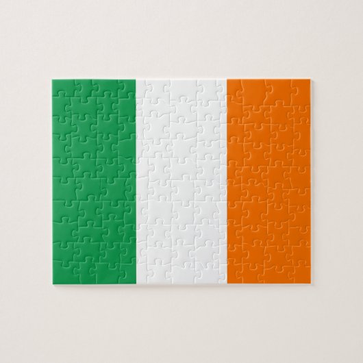 Puzzle avec drapeau d'Irlande (Horizontal)