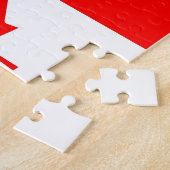 Puzzle avec drapeau du Canada (Côté)