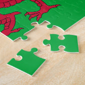 Puzzle avec drapeau du Pays de Galles (Côté)