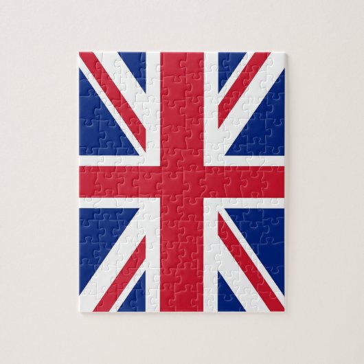 Puzzle avec drapeau du Royaume-Uni (Vertical)