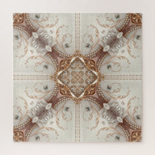 Puzzle avec embellissements de perle